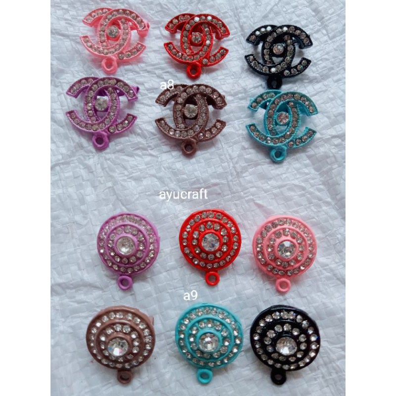 bros ring  dagu korea warna 1pcs( beli 10pcs free 2pcs) mix semua wrn