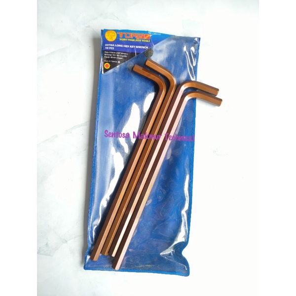 TORA 8 MM Kunci L EXTRA Long Panjang Hex Key 8mm S2