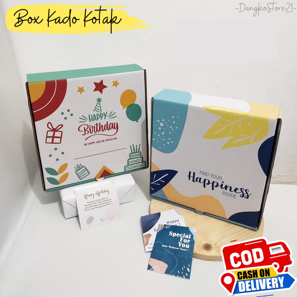 

Tempat penyimpanan kado box kado kotak ulang tahun box hampers kado ulang tahun kekinian motif keren free kartu ucapan murah serba guna