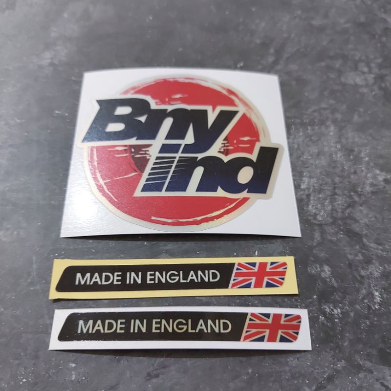 STICKER MADW IN ENGLAND PRINCUTT