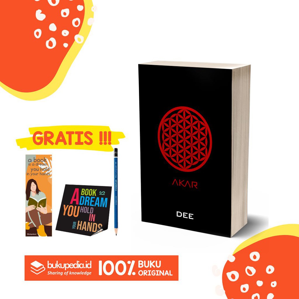

BUKU NOVEL SUPERNOVA #2 : AKAR - DEE LESTARI - ( BONUS PENSIL 2B, BOOKMARK, STIKER )