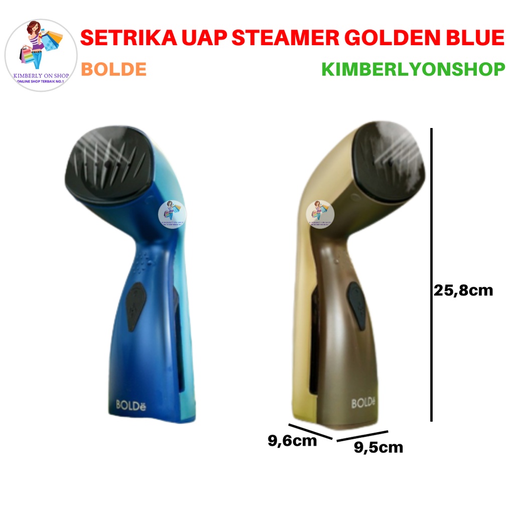 Setrika Uap BOLDe Super Steamer Laviola Dan Golden Blue