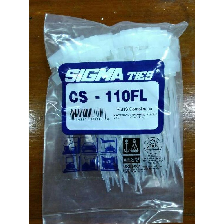 

sigma ties label CS-110FL/kabel ties label 110 sigma ORIGINAL