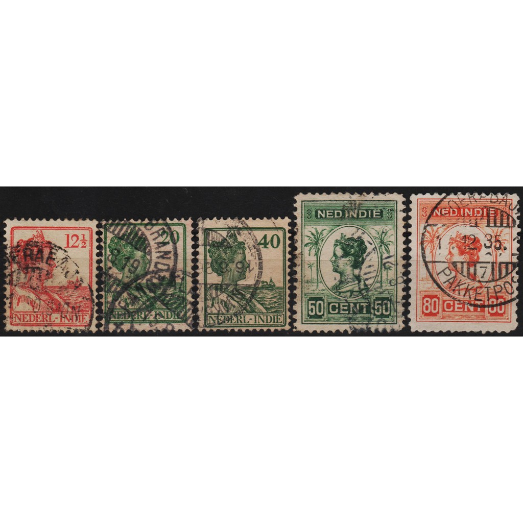 

Perangko Filateli C14 Netherlands Indies VFU 5v 1913 - 1932 Queen Wilhelmina