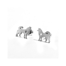 LRC Anting Tusuk Fashion Stainless Steel Animal Ear Studs V83150