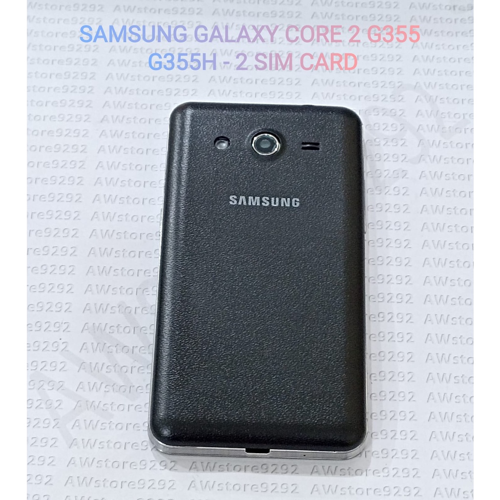 Casing Fullset Samsung Galaxy Core 2 G355 G355H - 2 sim card Case Full set