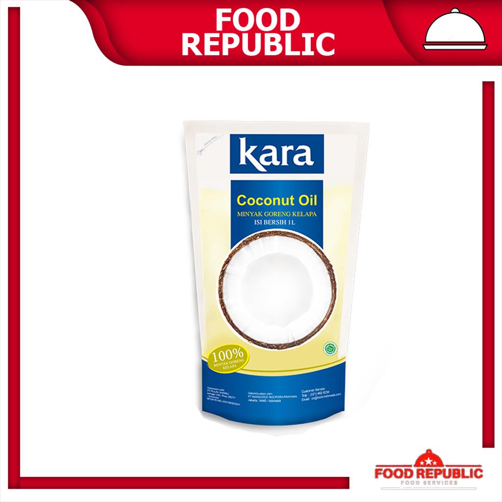 KARA COCONUT COOKING OIL 1 LTR MINYAK GORENG KELAPA MURNI SEHAT HALAL