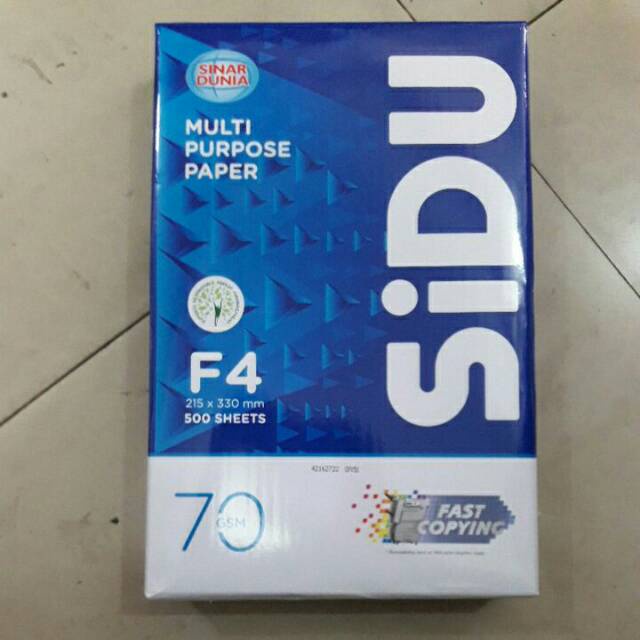 

Kertas HVS 70 Gsm F4