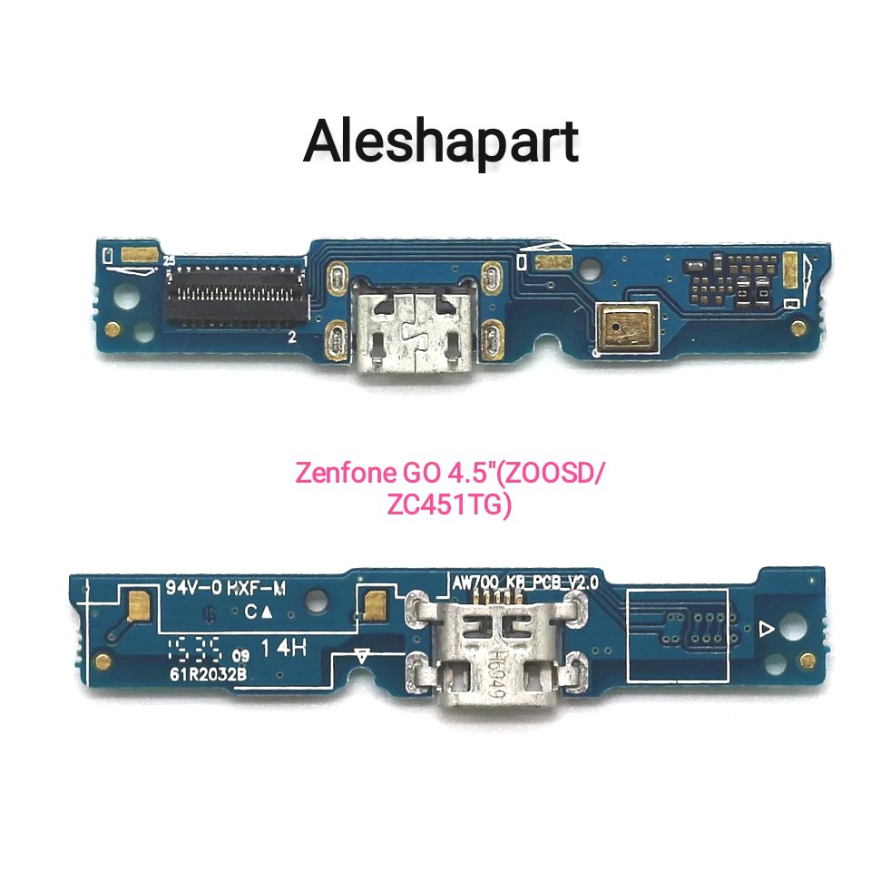 PCB Board Charger ASUS ZENFONE GO 4.5&quot;(ZC451TG/Z00SD)/Papan Flexible Cas