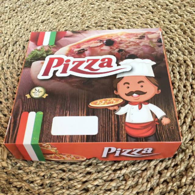 

BOX PIZZA 20X20X4 | Full Collor | Dus Motif | DUPLEX | Zigma Pack