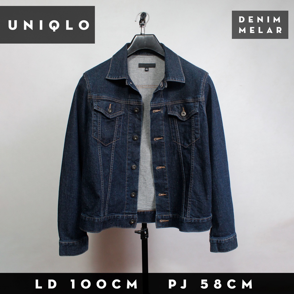 JAKET JEANS WANITA CROP BRANDED ORIGINAL SECOND