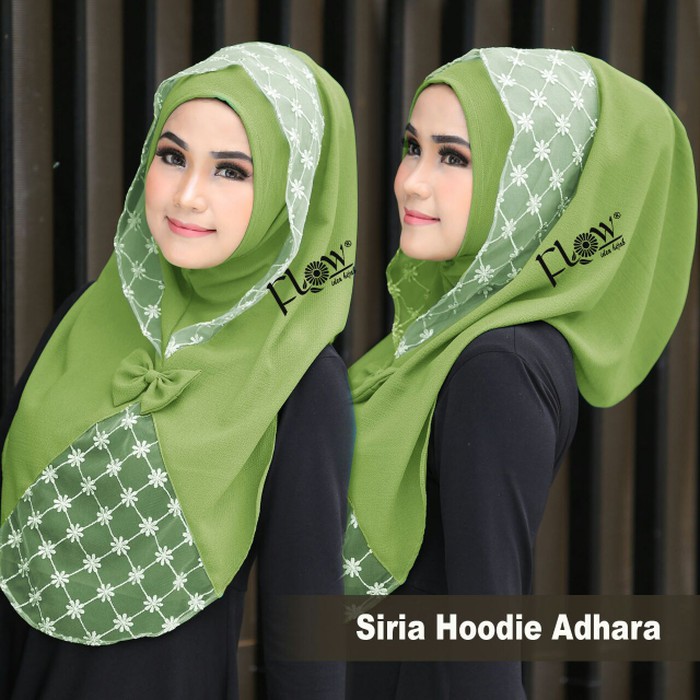 Jilbab Hoodie Prada Adhara Original by Flow hijab