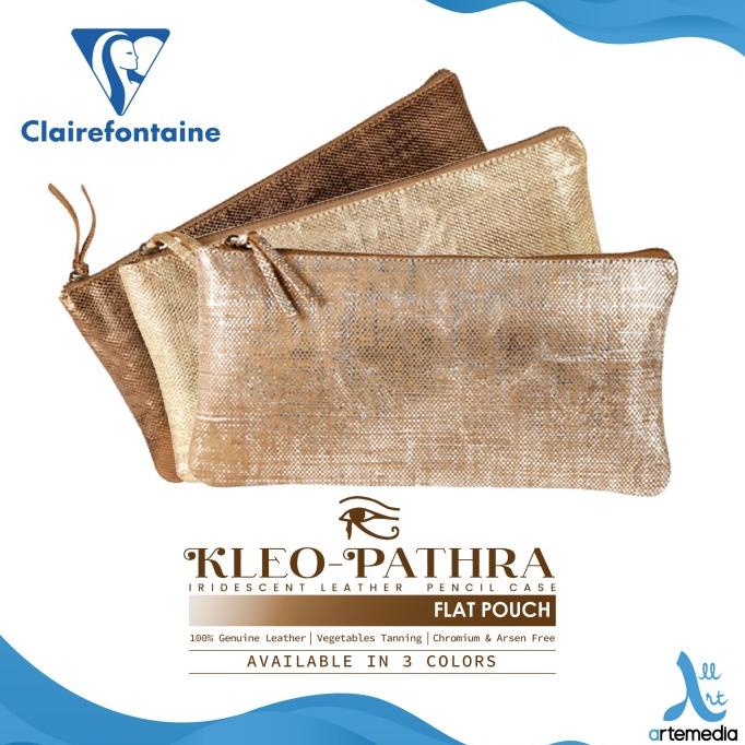 

Tempat Pensil Clairefontaine Kleo-Pathra Flat Pouch Leather Case