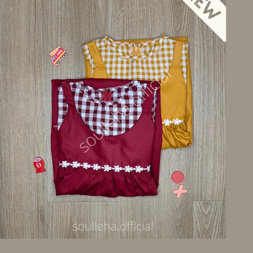 ✰ Soulleha Kids Elsa Gamis Anak (FREE Pashmina Instan) Ready 7 Warna ♙