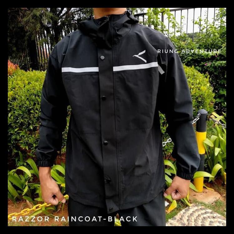 Rainshield Jas Hujan Setelan Rain Coat Razzor Original Setara Kalibre - Orange