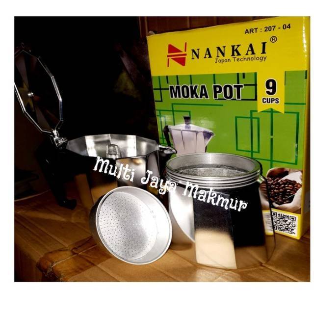 MOKA POT 9CUP/ EKSPRESSO MAKER/ TEKO KOPI 450ML