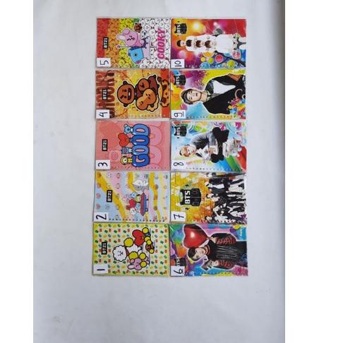 

wvv LOOSE LEAF KARAKTER BTS DAN BT 21 - KERTAS ISI FILE A5 ば 96