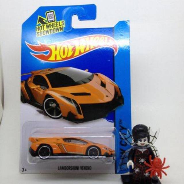 Hot wheels lamborghini veneno orange