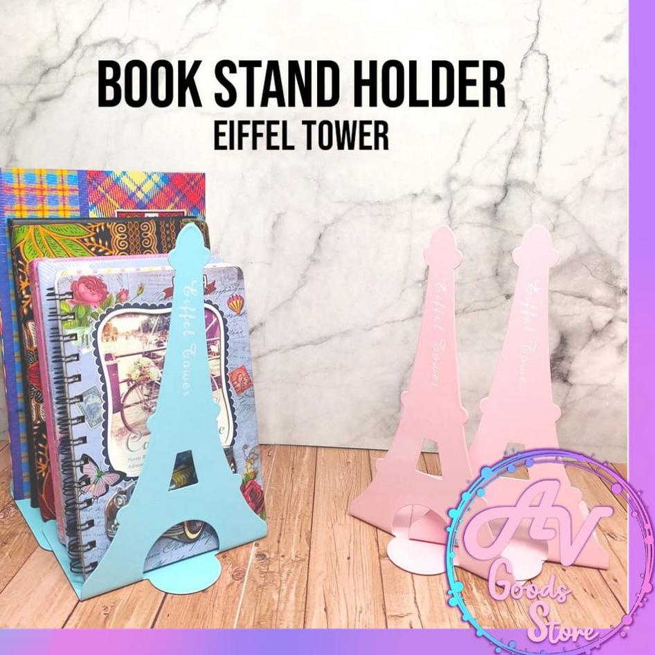 

Pasti murah PP752 Book Stand / Sandaran Buku / Penyangga buku / pembatas buku / Book end fancy besi