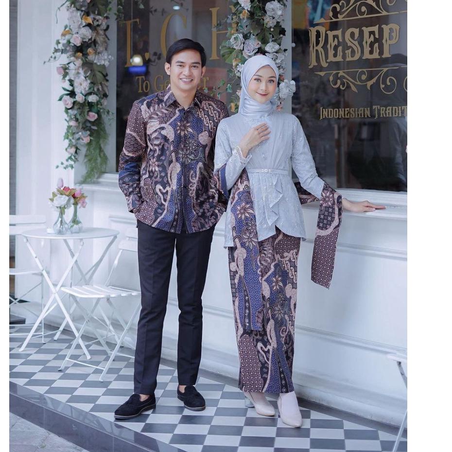 Model Baru.. Batik Couple Kebaya Modern Kebaya Wisuda Lamaran Baju Tunangan Batik Brukat Terbaru Baj