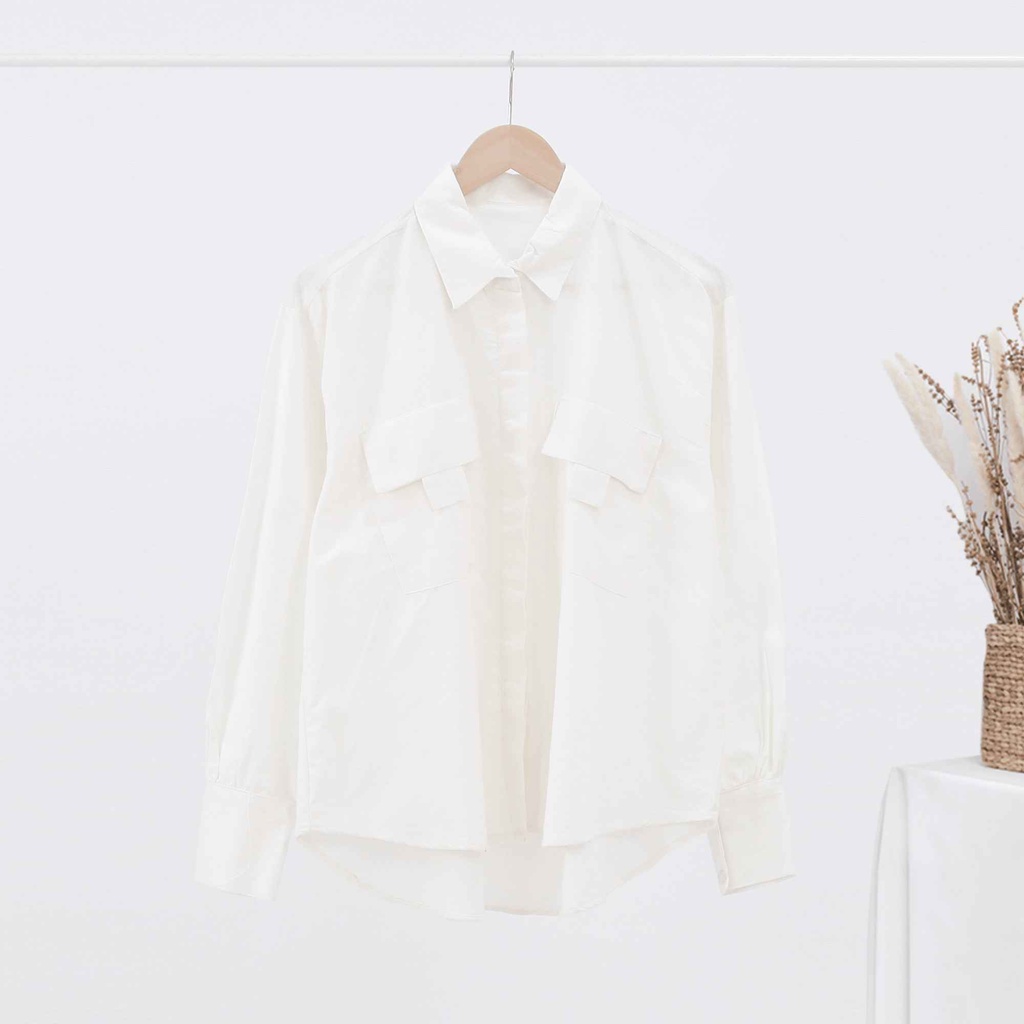 Kemeja Wanita Rami Livia-White