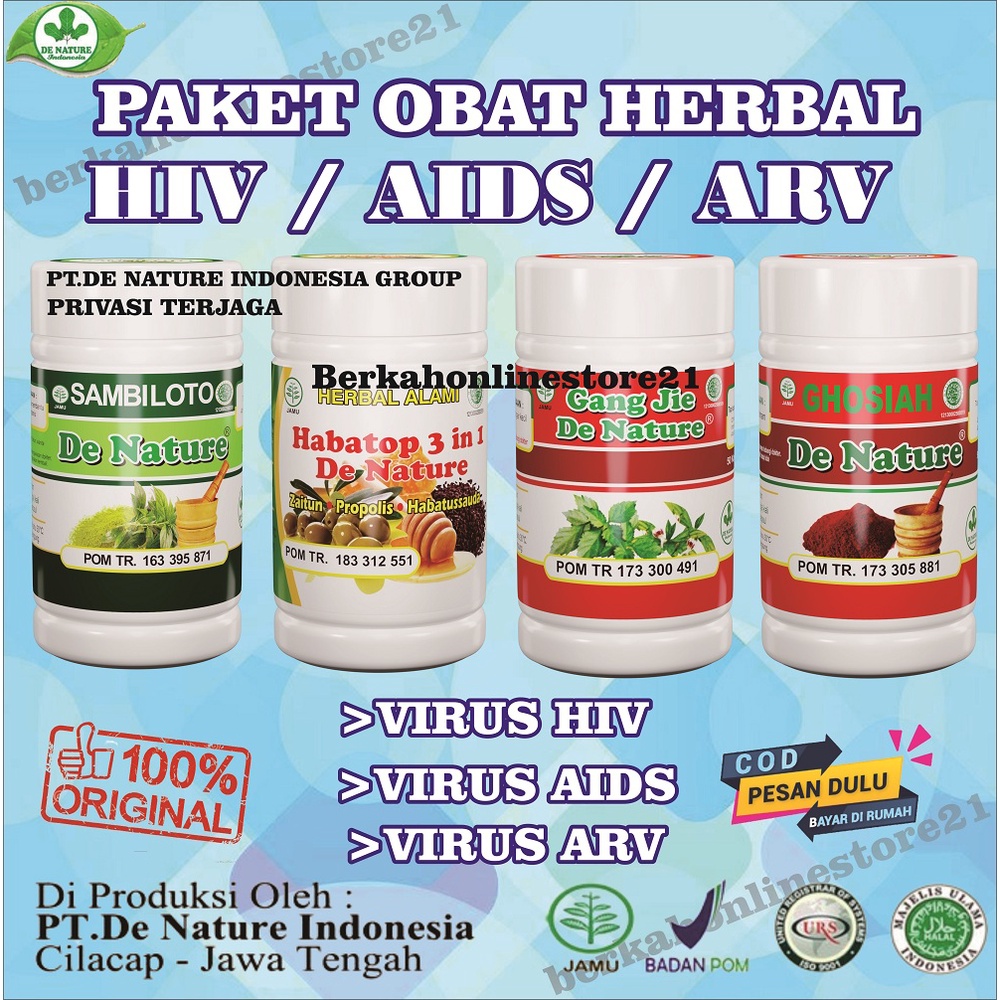 Obat Herbal HIV AIDS ARV Ampuh, Tingkatkan Cd4 Basmi HIV AIDS Dengan Cepat