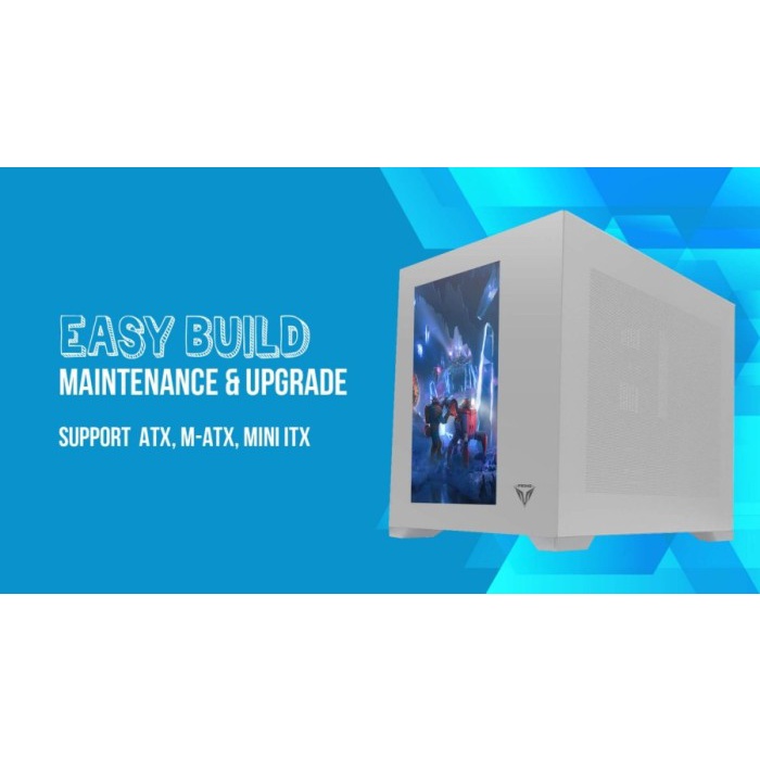 PRIME X-[X]-X WHITE - TEMPERED GLASS with Display Front It!