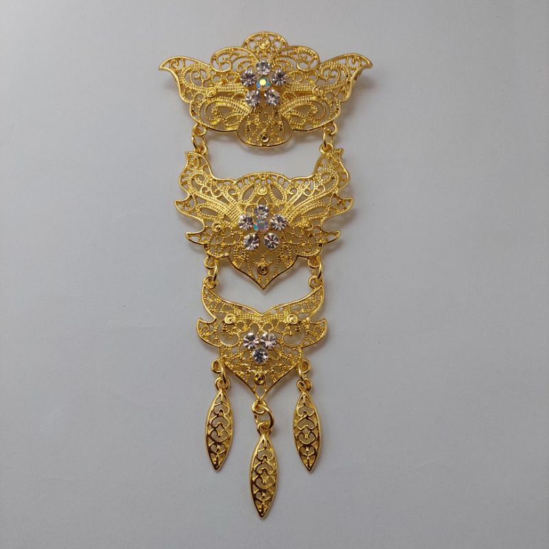 Bros kebaya murah Bros kutubaru Bros susun 3-B kuning