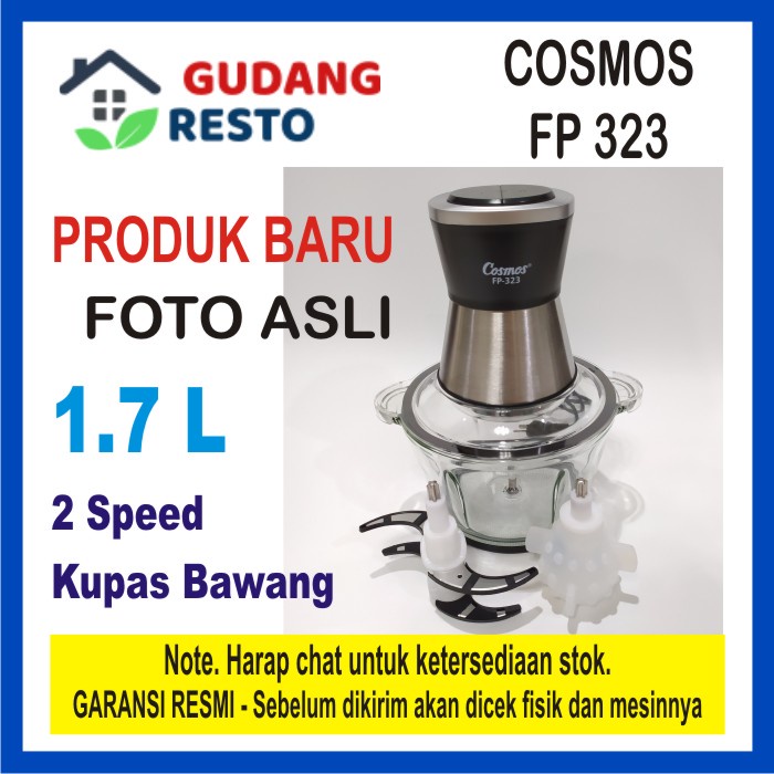 Cosmos Chopper Food Processor 1.7 L / FP 323 / FP323 Pelumat Daging FP32 FP 32