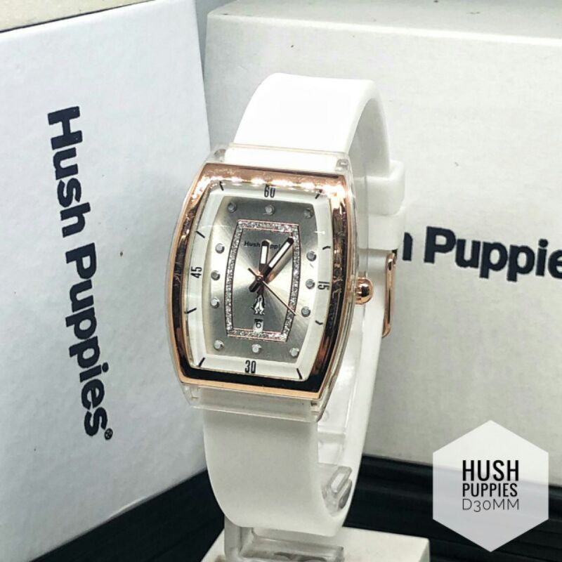 hush pupuies jam tangan fashion wanita_jam tangan analog persegi model terbaru