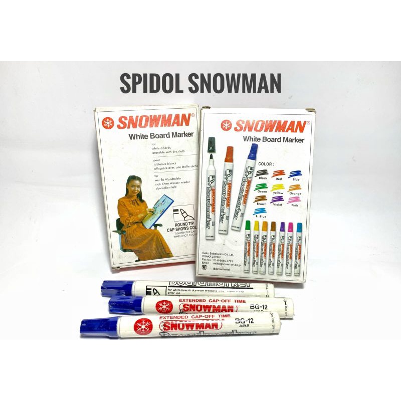 

Snowman Spidol With Board