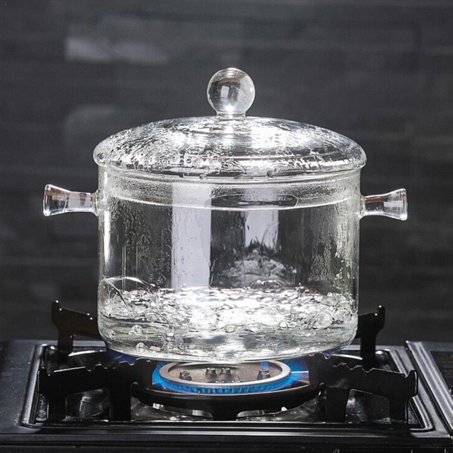 Pot Panci Masak Stewing Soup Pot 16CM - YWJ-1265 - Transparent