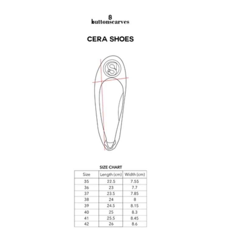 CERA SHOES - BUTTONSCARVES