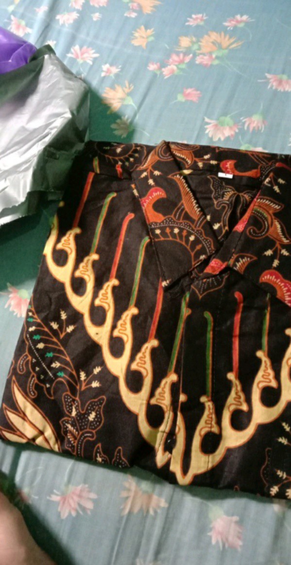 Couple Sarimbit Batik Ayah Dan Anak Motif Kupu Kuning Murah Oleh Oleh Pekalongan