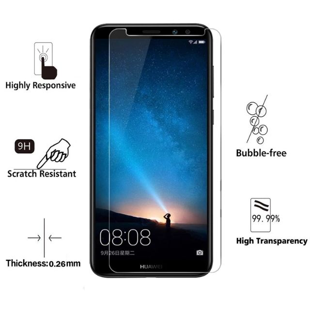 Huawei Mate 10 20 30 20X P20 Pro Nova 2i 7 SE 2 Lite Plus 7SE Mate 9 Tempered Glass Screen Protector Clear Front Film