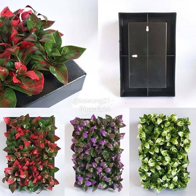 Hiasan Dinding Frame VB41 Bunga Artificial  Walldecor Cantik Unik