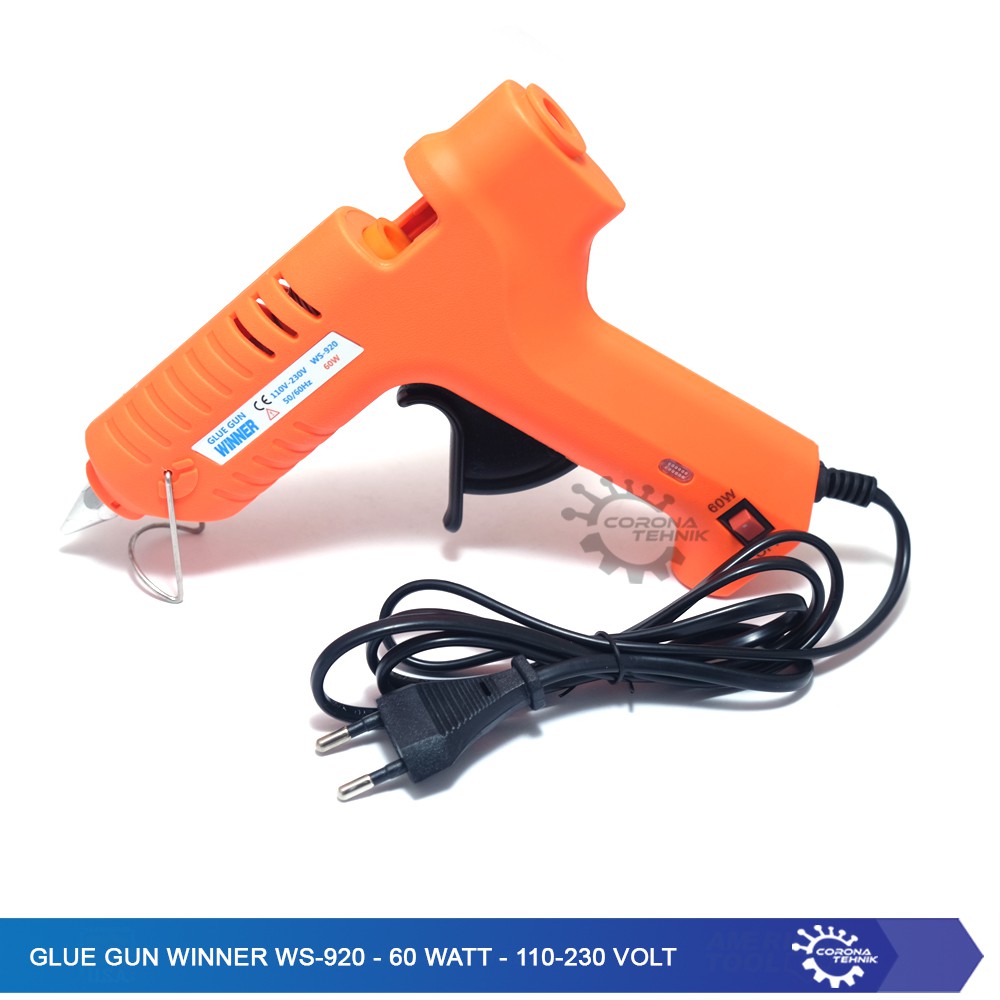 Glue Gun Winner WS-920 - 60 Watt - 110-230 Volt