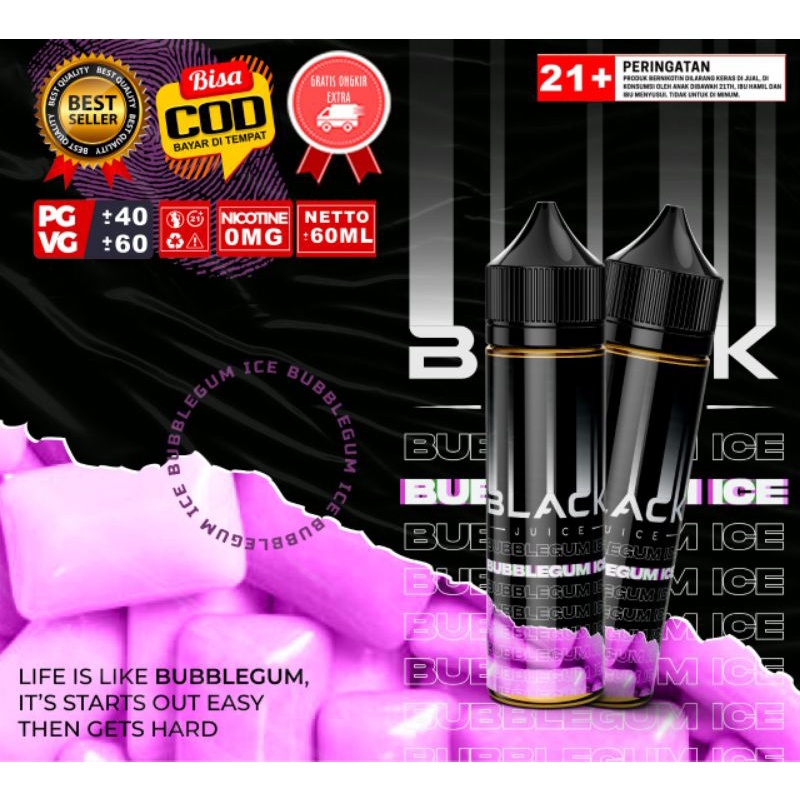 BUBBLEGUM ES ENAK 60ML MURAH 0MG