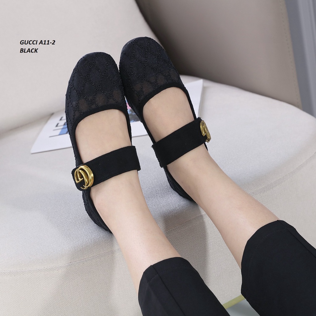 SEPATU WANITA MARY JANE FLAT SHOES A11-2