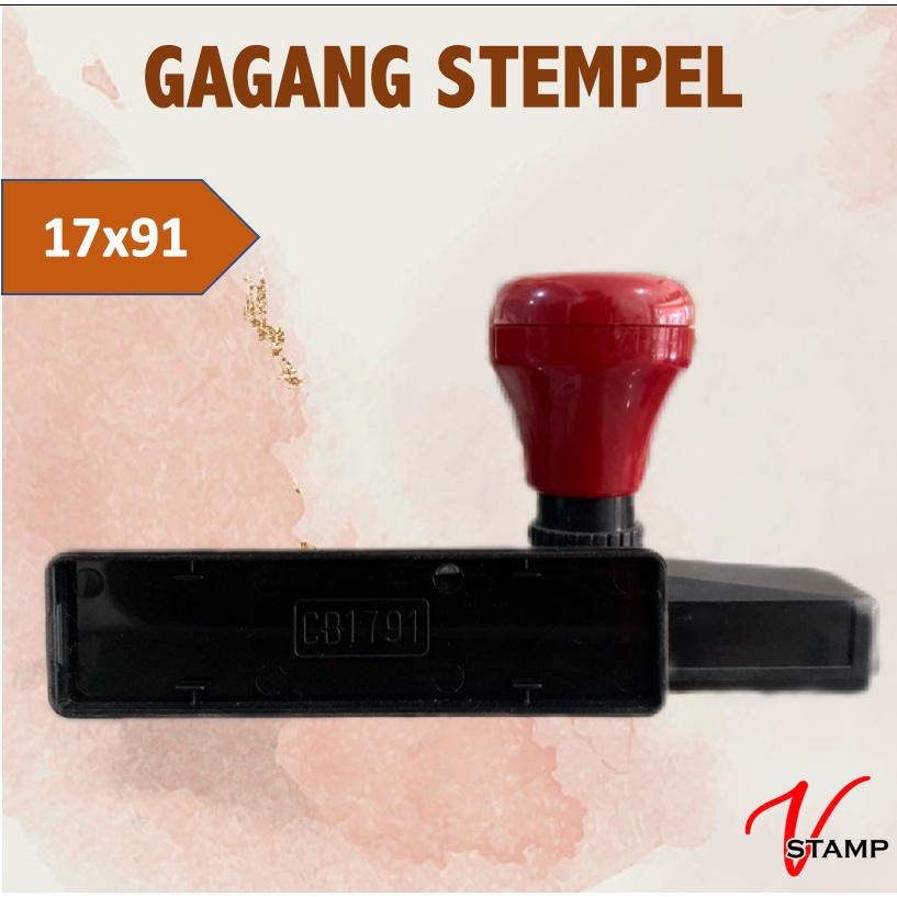 

Gagang Stempel Warna Ukuran 1791 mm/ Grosir Bahan Stempel Otomatis CB 1,7x9,1 cm Murah / Gagang Stempel Flash CB 1791