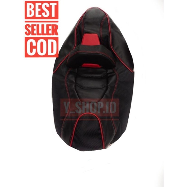 Kulit Sarung Jok Motor Beat Costum Model Anti Licin Terlaris