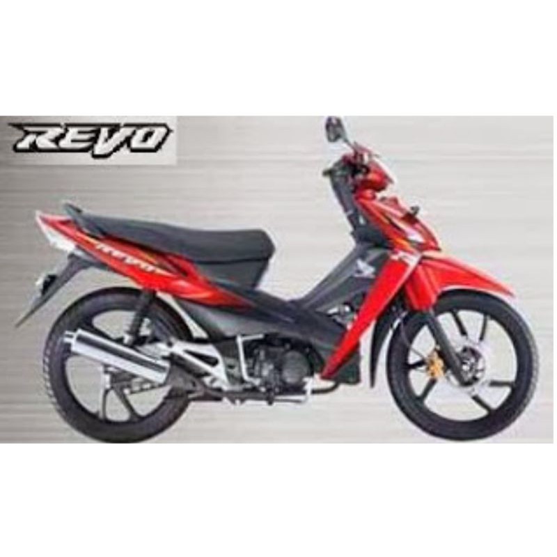 leher knalpot revo 100 supra fit new