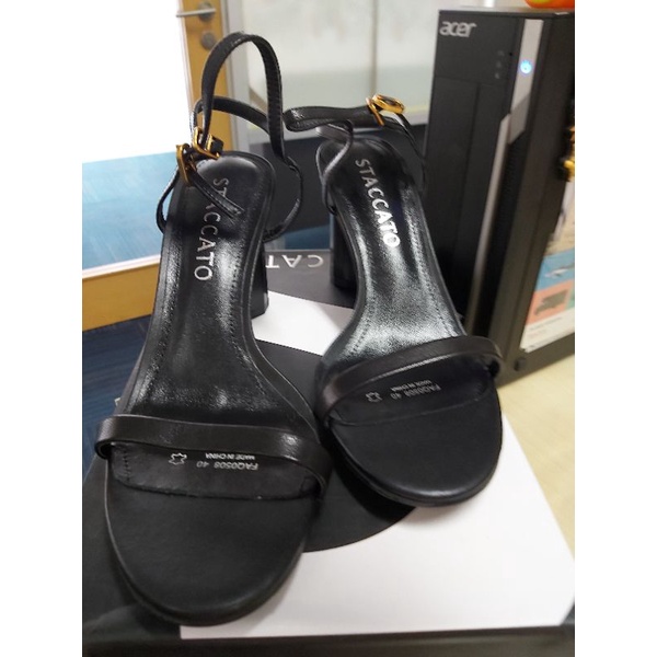 NEW: STACCATO Heels Black - SIZE 40