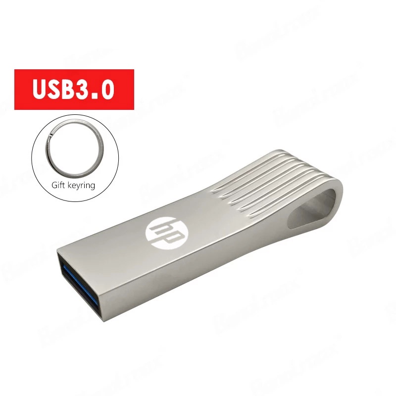 Hewlett-Packard Hp Flashdisk Usb 3.0 256GB / 8GB / 16GB / 32GB / 64GB / 128GB / 1TB / 2tbt Bahan Metal Anti Air