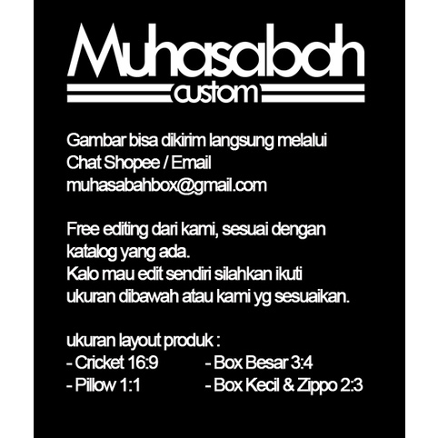 [Bisa COD] [No PO] Korek ZIPPO Custom Korek Api Zippo Gambar Unik Murah Gambar/Foto bebas sesuai permintaan