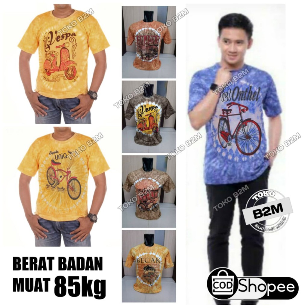 Kaos Murah Jumbo Pria Wanita XXL - Kaos Jumbo Murah kode: AF-XXL - Kaos Murah B2M - Kaos Wayang