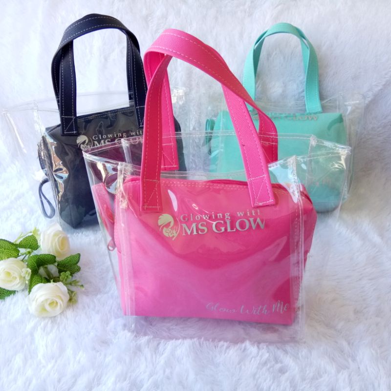 Tas Ms Glow 2in1 Totebag &amp;Pouch 21x9x18cm