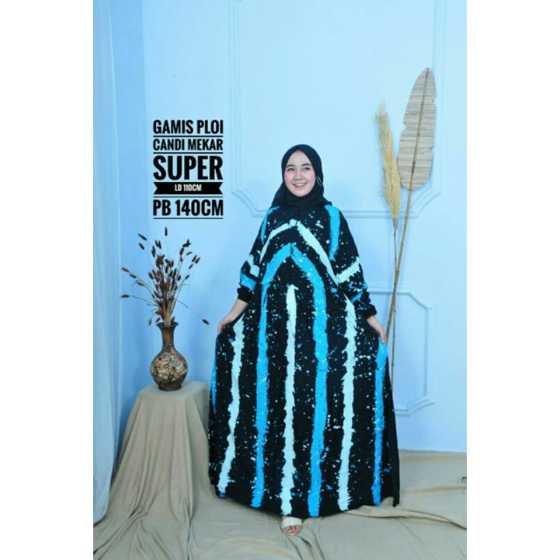 Best Seller Original Batik Pekalongan Gamis Ploi Candi mekar