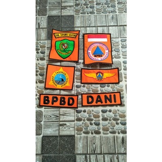 Jual atribut BPBD bordir biasa(bukan timbul Indonesia|Shopee Indonesia