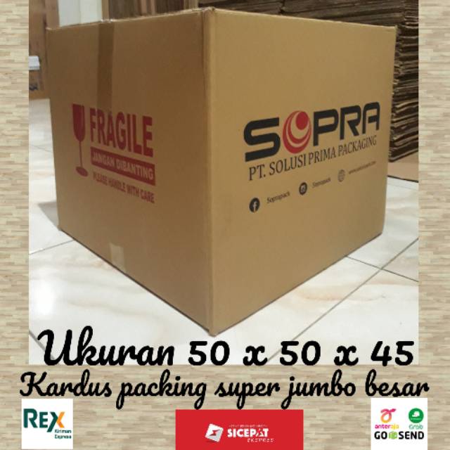 

Kardus/kardus packing/karton box/kardus bekas kondisi 96% masih seperti baru/super jumbo besar